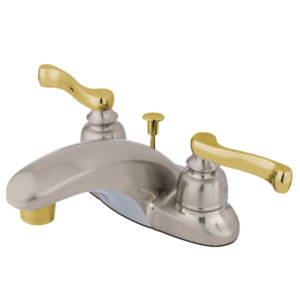 KB8629FL 4" Centerset Bathroom Faucet, Brushed Nickel